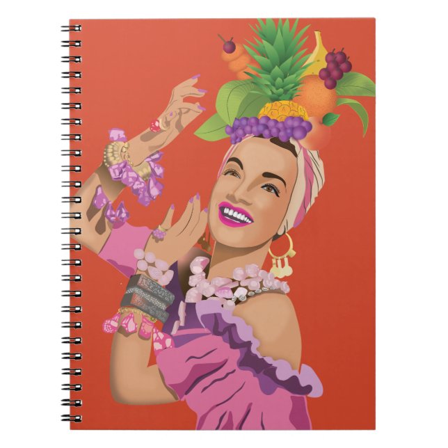 Carmen Miranda Notizblock (Vorderseite)
