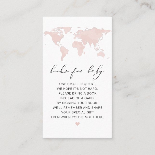 CARMEN Pink Karte Adventure Books for Baby Card (Vorderseite)