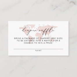 CARMEN Pink Karte Adventure Diaper Raffel Ticket