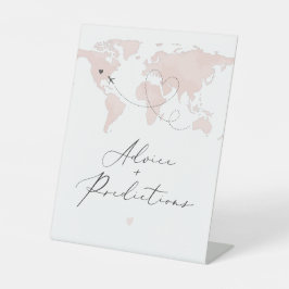 CARMEN Pink Travel Themed Guest Karo in Sockelschild