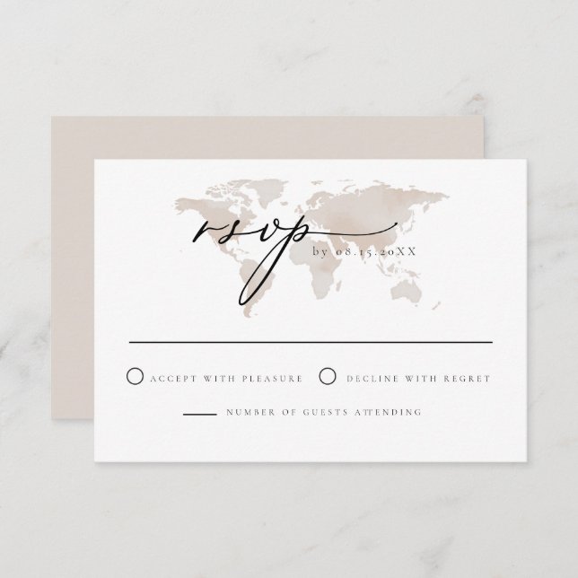 Carmen - Reise Wasserfarbener Karte Abenteuer UAWG (Vorne/Hinten)