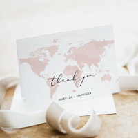 CARMEN Reiseziel Reiseabenteuer Pink Karte