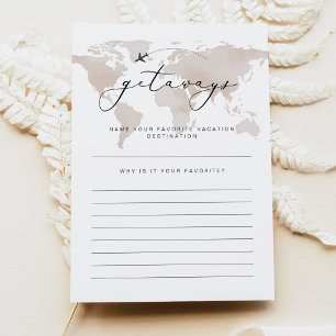 CARMEN Travel Erhält Brautparty Game Card Einladung