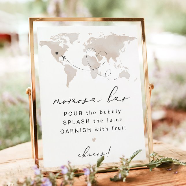 CARMEN Travel Themed Baby Dusche Momosa Bar Zeiche Poster (Von Creator hochgeladen)