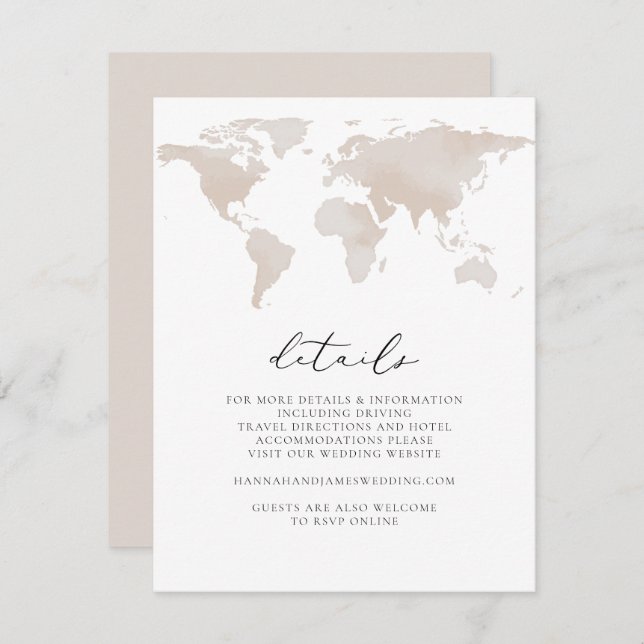 Carmen - Watercolor Karte - Details zu Sehenswürdi (Vorne/Hinten)