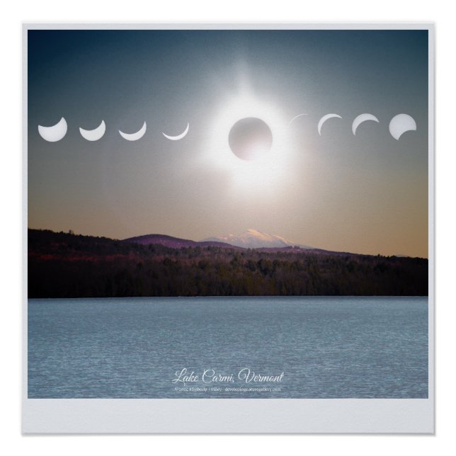 Carmi-See, Vermont Poster (Vorderseite)