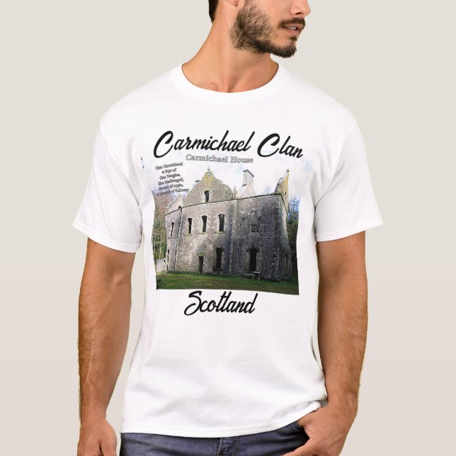 Carmichael House Scotland - Clan Carmichael T-Shir T-Shirt (Vorderseite)
