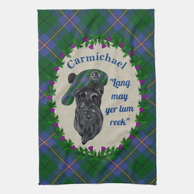 Carmichael Scottie Dog Küchentuch (Vertikal)