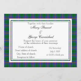 Carmichael Scottish Wedding Einladung