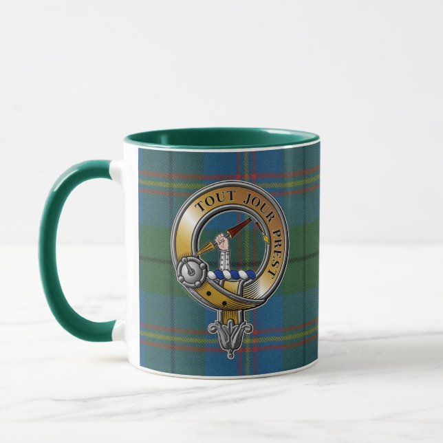 Carmichael Tartan & Abzeichen Tasse (Links)