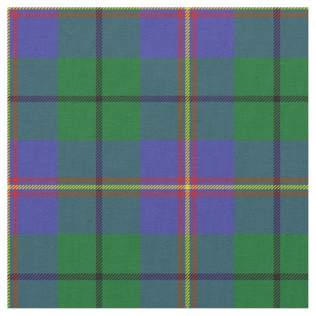 Carmichael Tartan-Druck Stoff (Nahaufnahme)