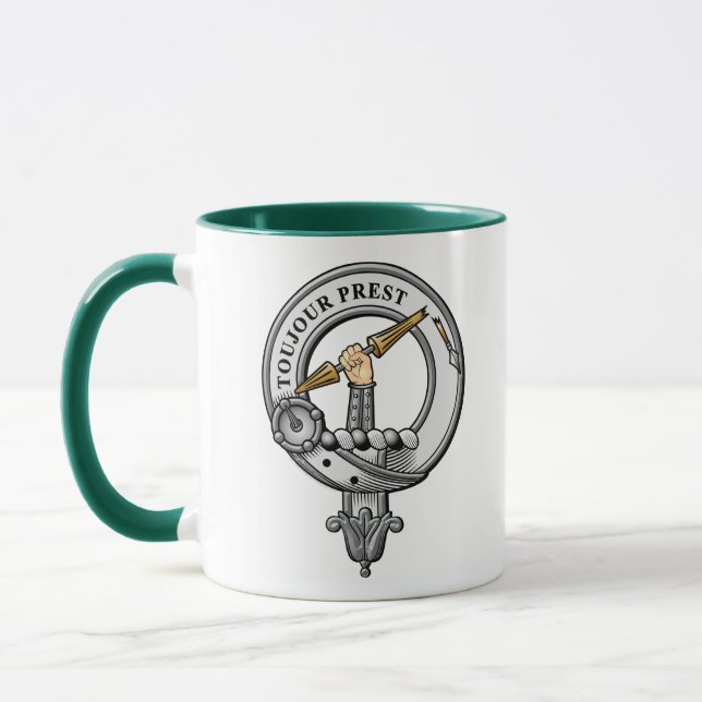 Carmichael Wappen Abzeichen Tasse (Links)