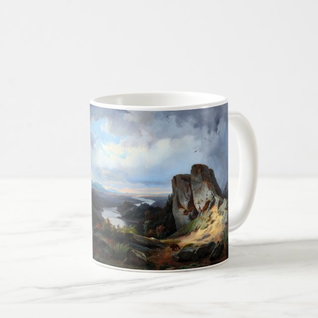 Carmiencke - Western Landschaftsbär Kaffeetasse (VorderseiteRechts)