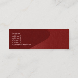 Carmin Red Sandstone Visitenkarte