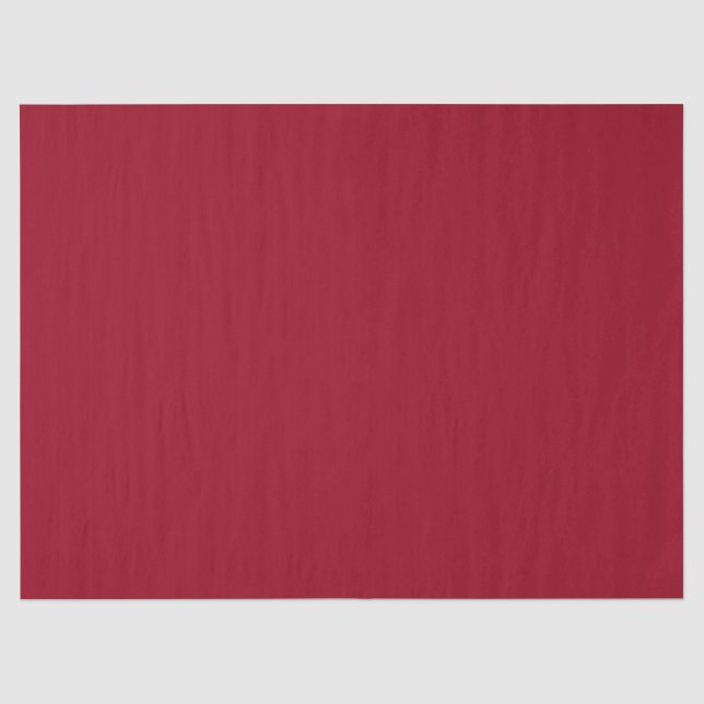 Carmine Solid Color Seidenpapier (Vorderseite)