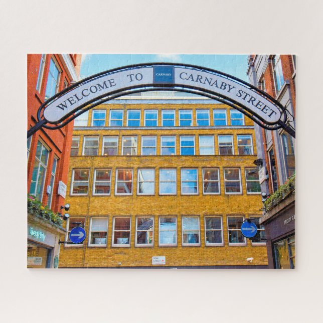 Carnaby Street - London - 16 x 20 Zoll Puzzle (Horizontal)