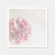 Carnation and Lace Party Napkins