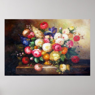 Carnation Arrangement Poster