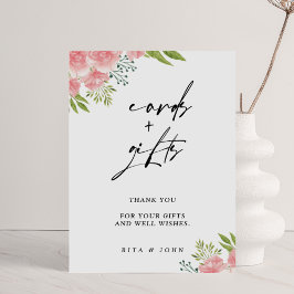 Carnation Blume Cards and Gifts Wedding Sign Poster
