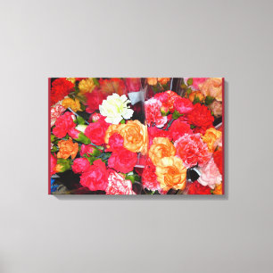 Carnation Blume Mix Leinwand
