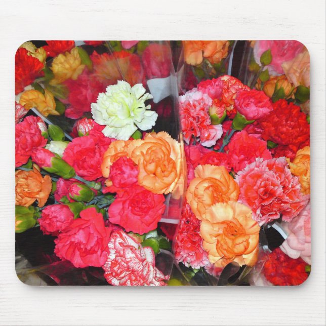 Carnation Blume Mix Mousepad (Vorne)