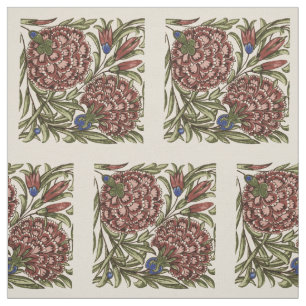 Carnation Blume Tile Antique Rustikale Kunst Stoff