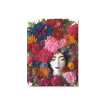 Carnation Goddess in Winter Light Acrylic Wall Art