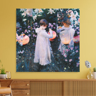 Carnation Lily Lily Rose von John Singer Sargent Leinwanddruck