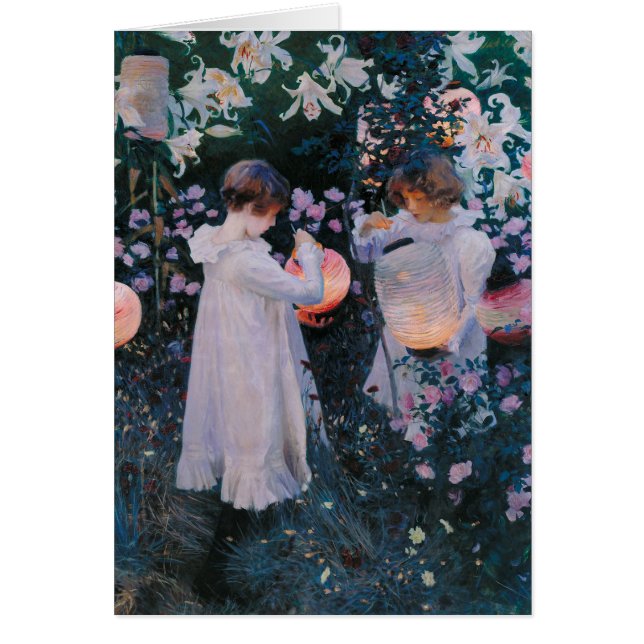 Carnation Lily Rose John Singer Sargent Art (Vorne)