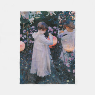 Carnation Lily Rose John Singer Sargent Art Fleecedecke
