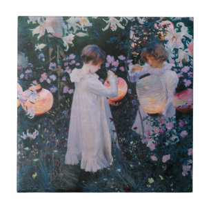 Carnation Lily Rose John Singer Sargent Art Fliese