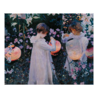 Carnation Lily Rose John Singer Sargent Art