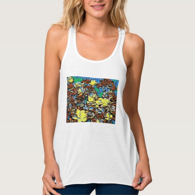 Carnation Racerback Oben mit Traumwirkung Tank Top (Vorderseite)