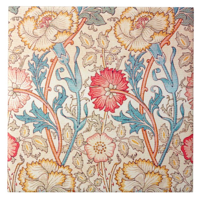 Carnation, William Morris Fliese (Vorderseite)