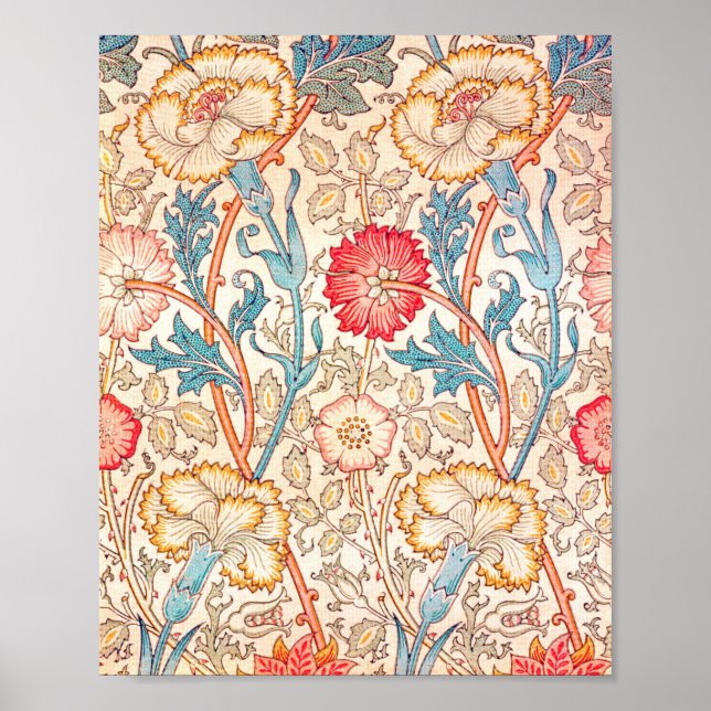 Carnation, William Morris Poster (Vorne)