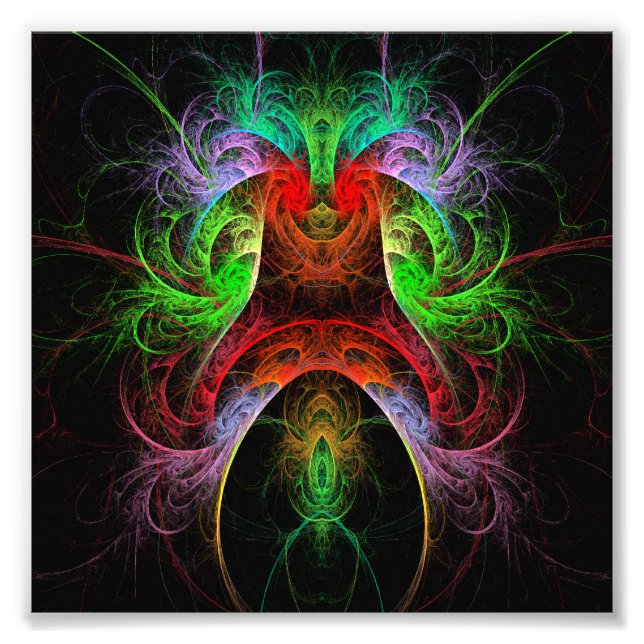 Carnaval Abstrakt Art Foto Print (Vorne)