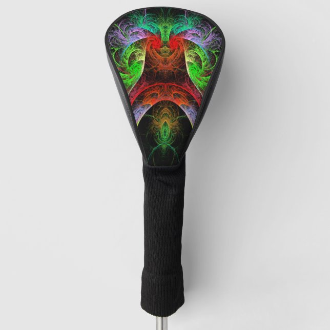 Carnaval Abstrakt Art Golf Headcover (Vorderseite)