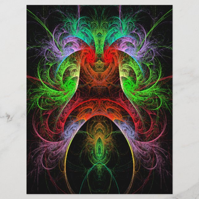 Carnaval Abstrakt Art Letterhead (Vorderseite)
