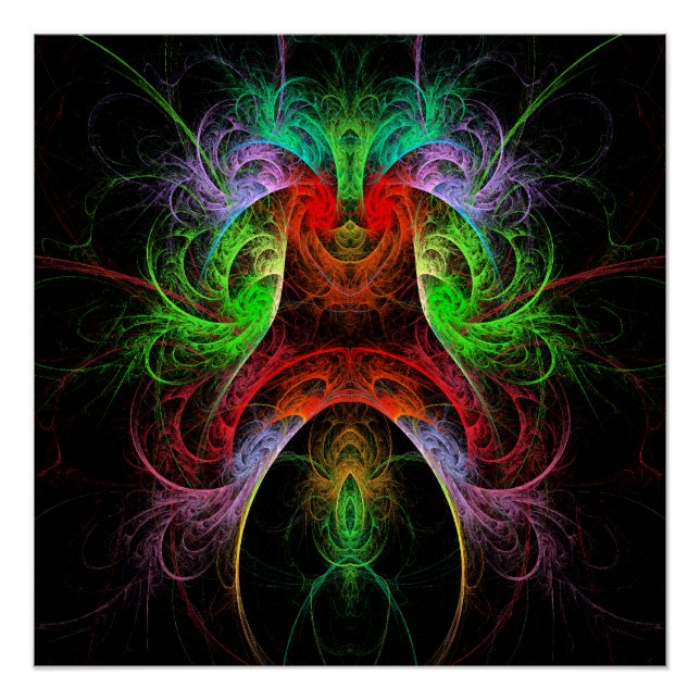 Carnaval Abstrakt Art Poster (Vorderseite)