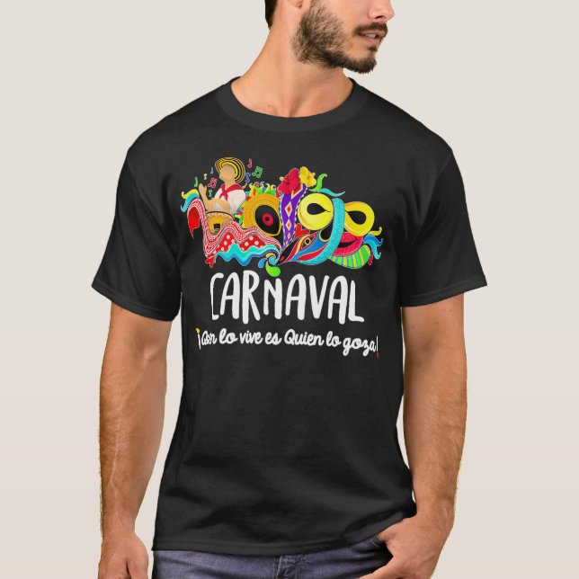 Carnaval de Barranquilla Marimonda Premium T-Shirt (Vorderseite)