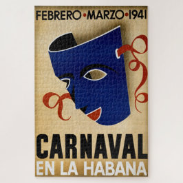 Carnaval Havana Vintag Kuba Reisewerbung Puzzle