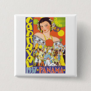 Carnaval in Panama Button