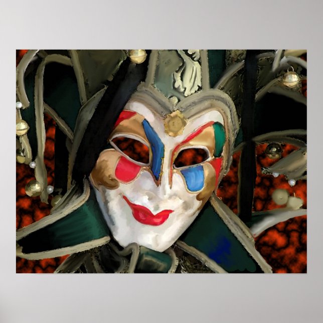 Carnaval Mask Poster (Vorne)