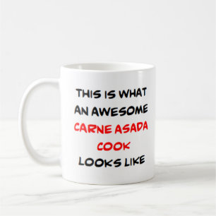 Carne asada kochen, phantastisch kaffeetasse