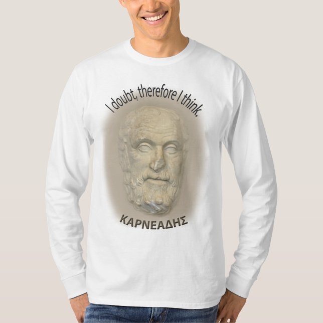 Carneades Glaubenstherapie T-Shirt (Vorderseite)