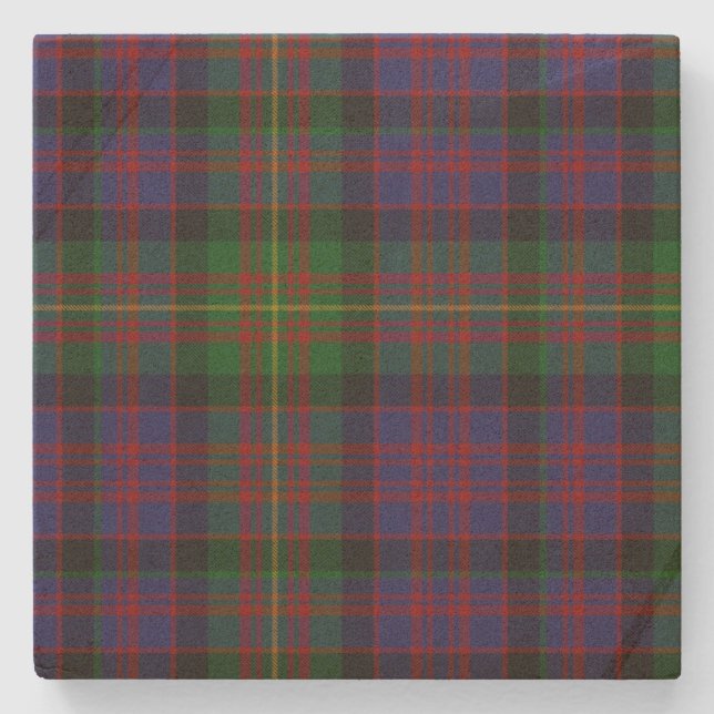 Carnegie Clan Tartan Kariert Stone Untersetzer (Vorderseite)