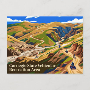 Carnegie State Vehicular Recreation Area Postkarte