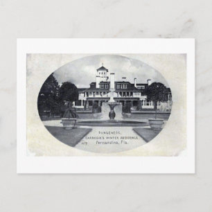 Carnegie-Winterresidenz Fernandina Beach Florida Postkarte
