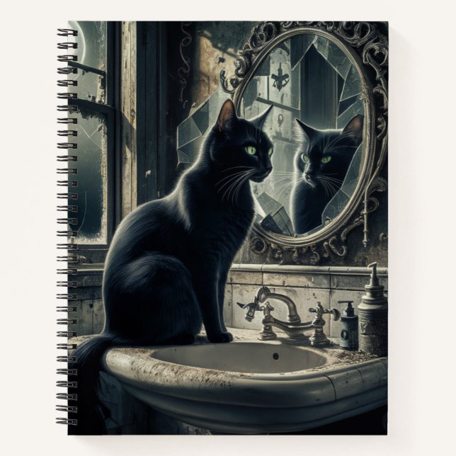 Carnet Black Cat Notizbuch (Vorderseite)