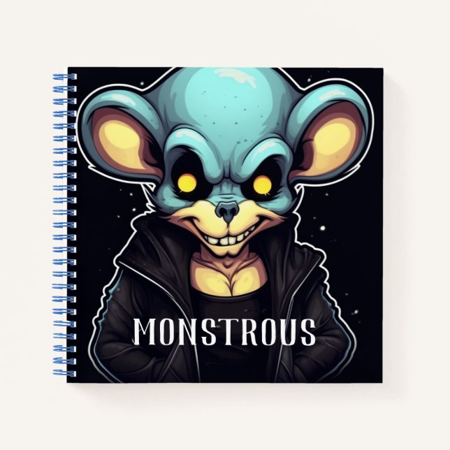 Carnet Monstrous Notizbuch (Vorderseite)
